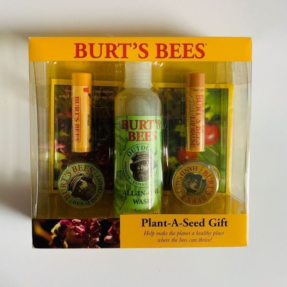 Burt’s Bees Plant A Seed Gift Natural Remedies Set